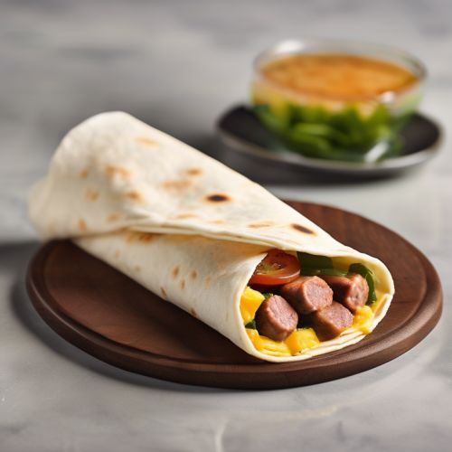 Egg and Sausage Wrap