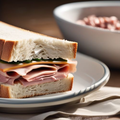 Scandinavian-style Sandwich with Canned Meat