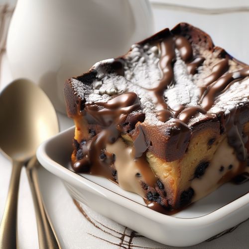Chocolate Milk Bread Pudding