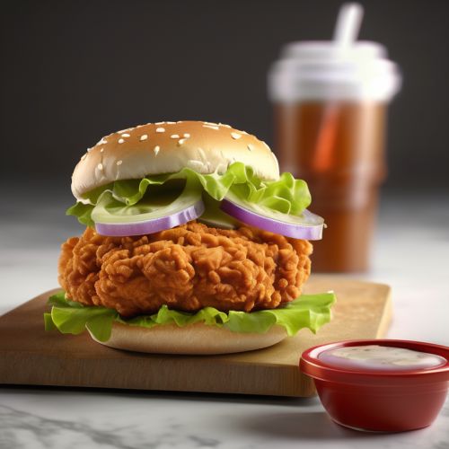 Spicy KFC Chefburger in Siberian Style