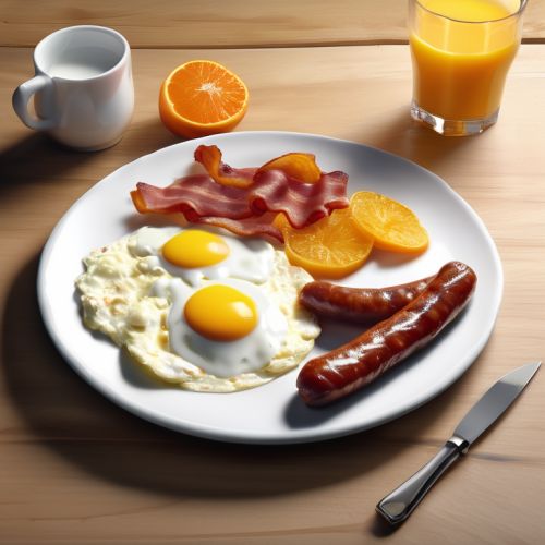 Egg, Bacon, and Sausage Breakfast