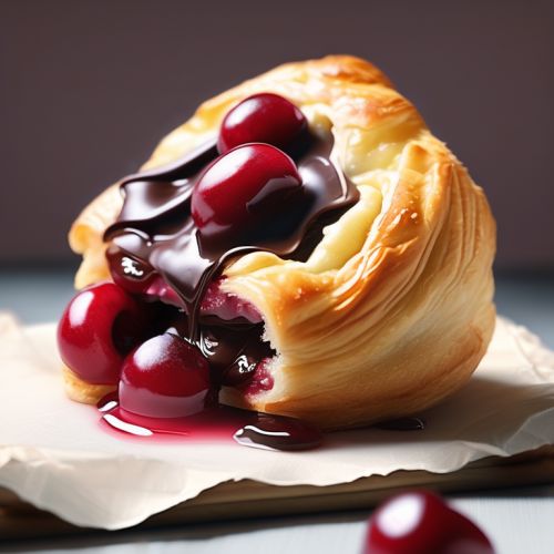 Cherry Chocolate Puff Pastry
