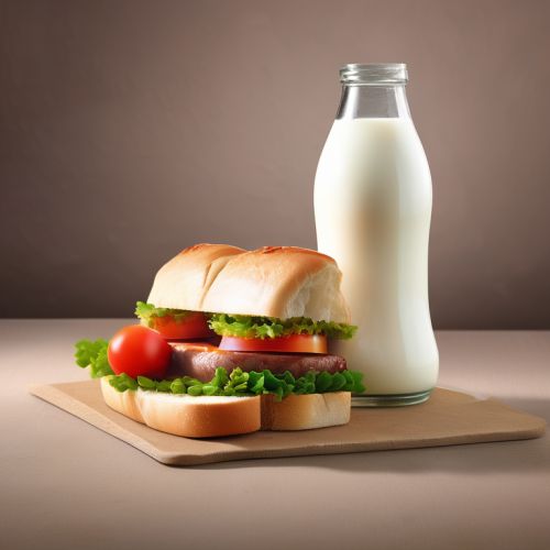 Milk Bread Sandwich with Vegetables