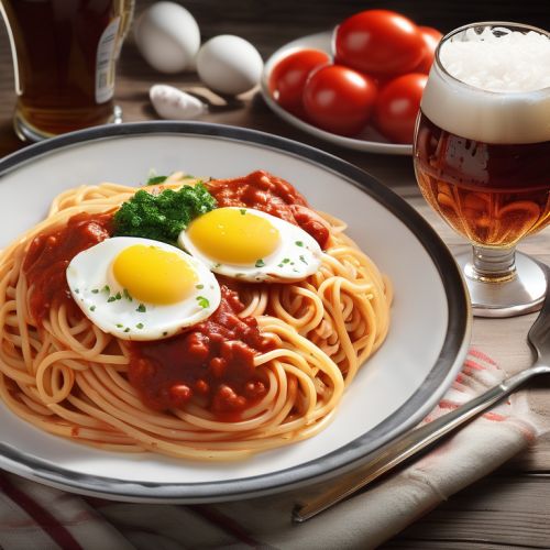 Spaghetti with Chicken and Tomato Sauce