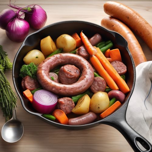Sausage and Vegetables Skillet