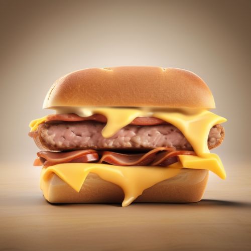 Cheese and Sausage Sandwich