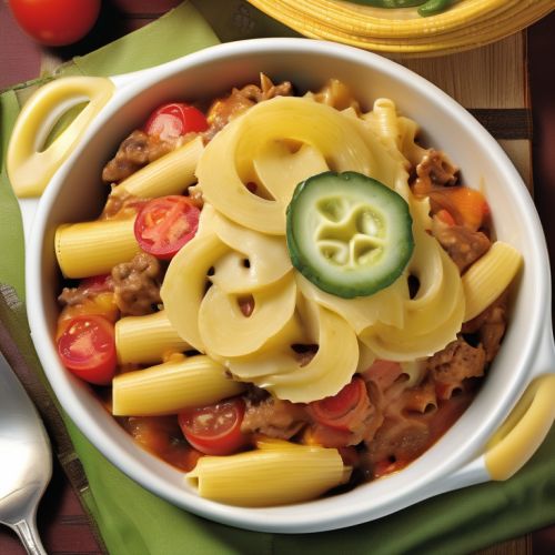 Meat and Vegetable Pasta Bake