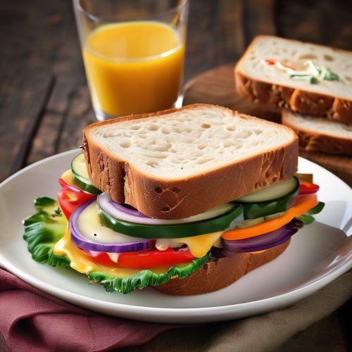 Vegetable Bread Sandwich
