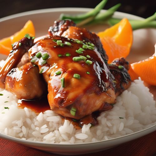 Sweet and Spicy Chicken with Tangerines