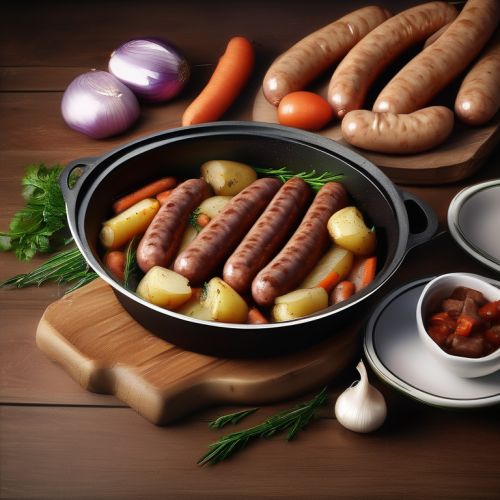 Sausages with Potatoes