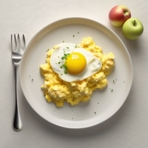 Scrambled Eggs with Apple