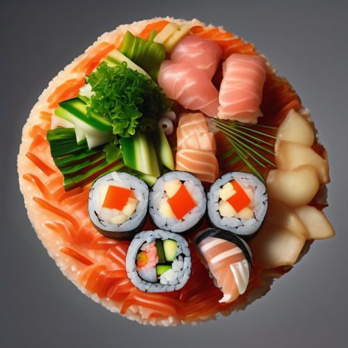 Sushi Pizza with Potato Crust