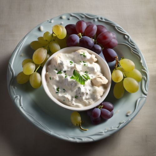 Chicken with Cottage Cheese and Grapes