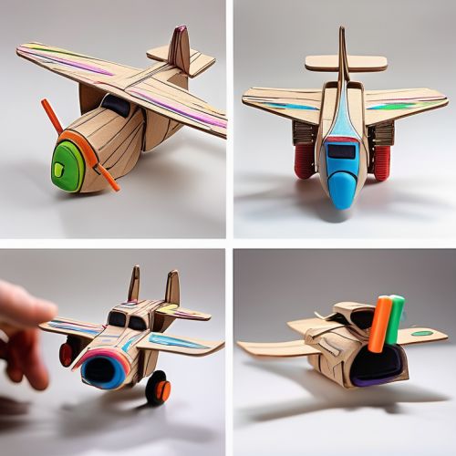 Homemade airplane toy online