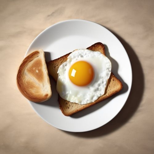 Fried Eggs with Toast