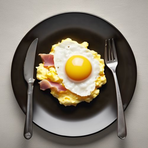 Scrambled Eggs with Ham