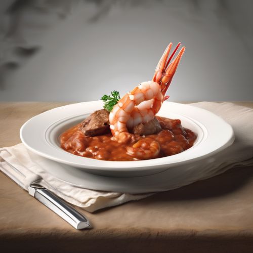 Meat with Shrimp Sauce