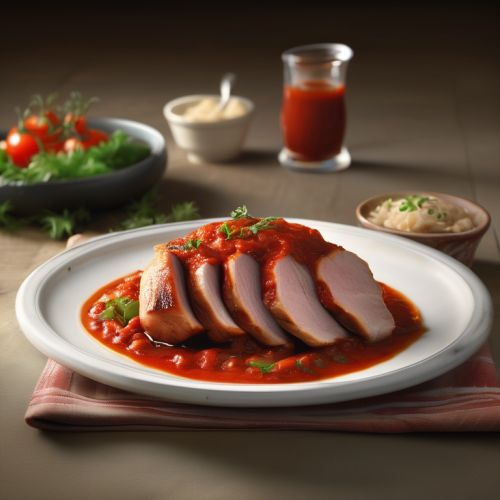 Roasted Pork with Tomato Sauce