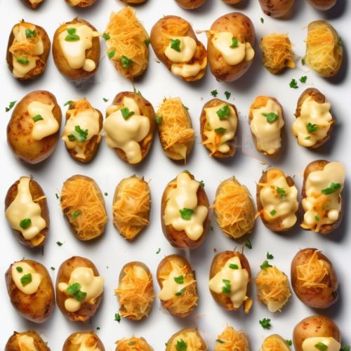 Cheese and Chicken Stuffed Potatoes