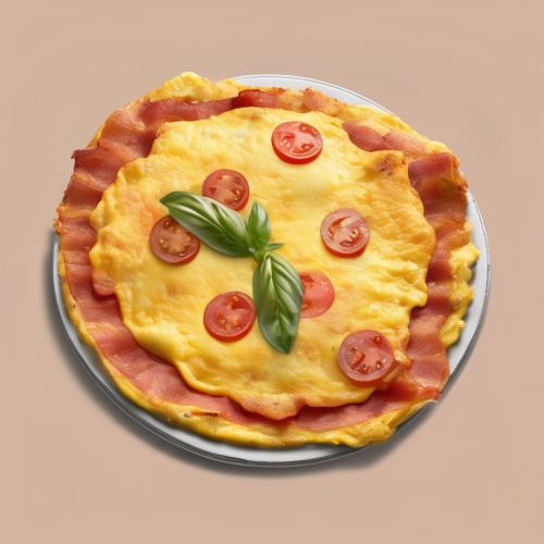 Cheesy Bacon and Tomato Omelette