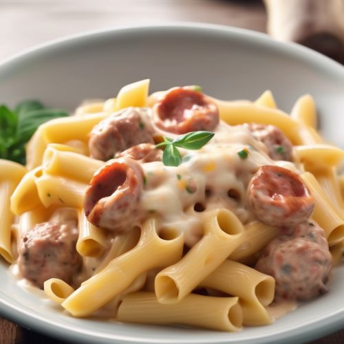 Cheesy Pasta with Sausage