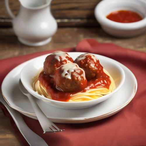 Cheesy Meatballs with Tomato Sauce