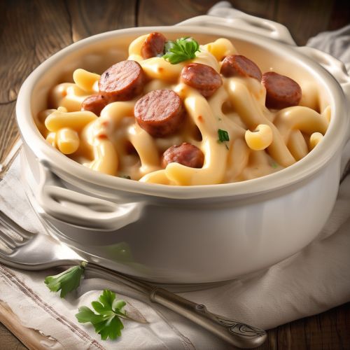 Cheesy Sausage Macaroni