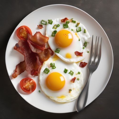 Eggs with Bacon and Onion