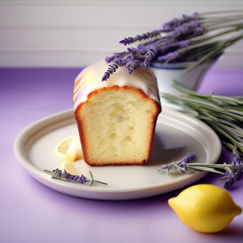 Honey Lemon Lavender Pound Cake