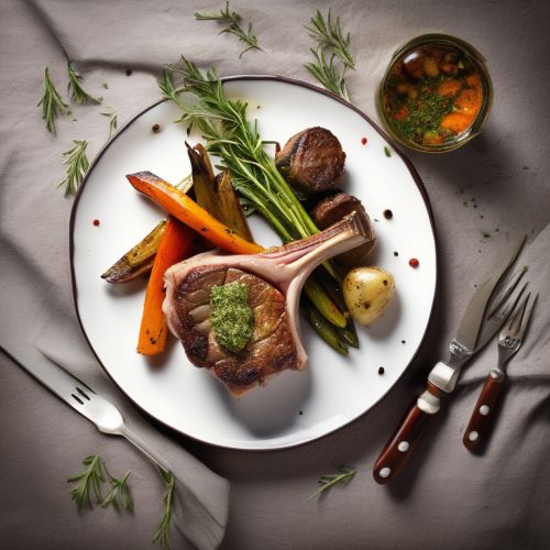 Roasted Lamb Chops with Herb Crust