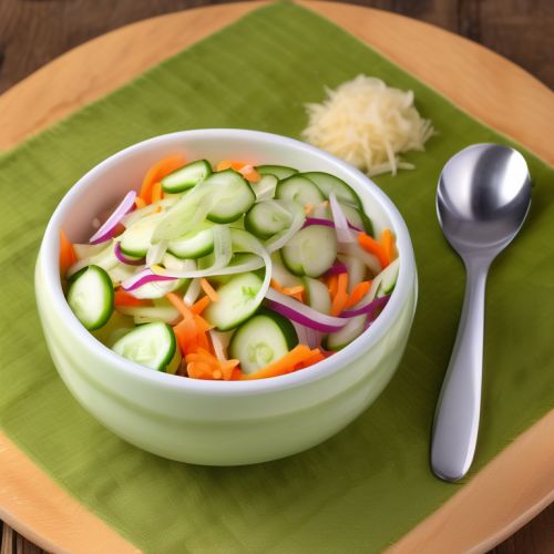 Potato, Onion, Carrot, and Cucumber Salad