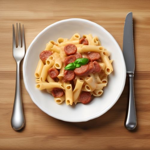 Cheesy Pasta with Sausage