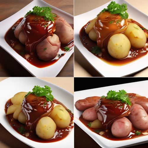 Potatoes with Meat and Sauce