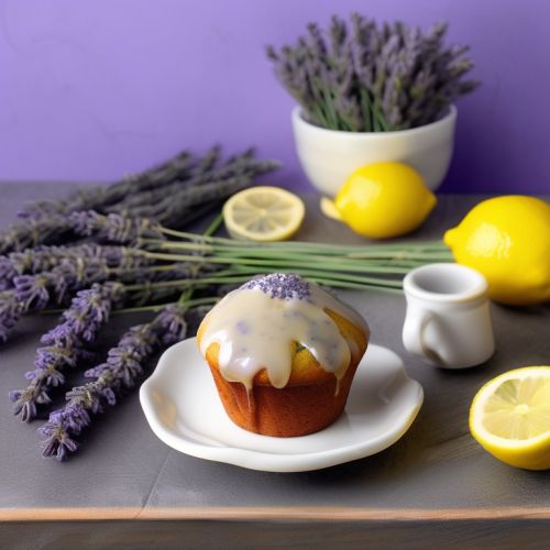 Lavender Lemon Poppyseed Muffins