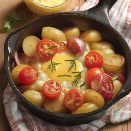 Potato and Onion Skillet