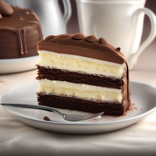 Chocolate Sponge Cake with Cream