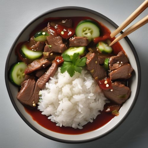 Beef and Cucumber Stir Fry