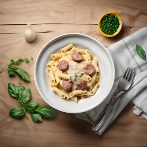 Creamy Pasta with Sausage and Cheese