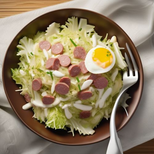 Cabbage Salad with Sausage