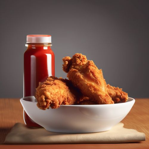 Crispy Chicken with Ketchup