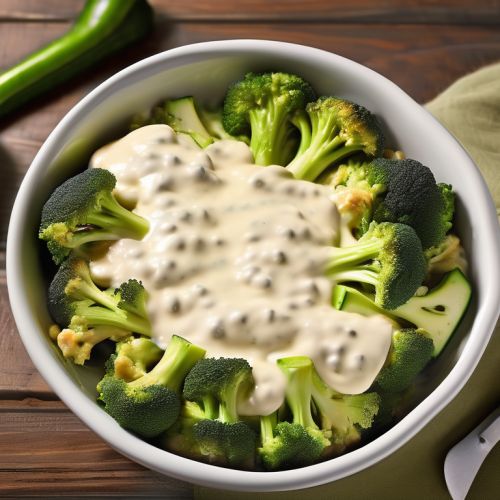 Cheesy Broccoli and Zucchini Bake