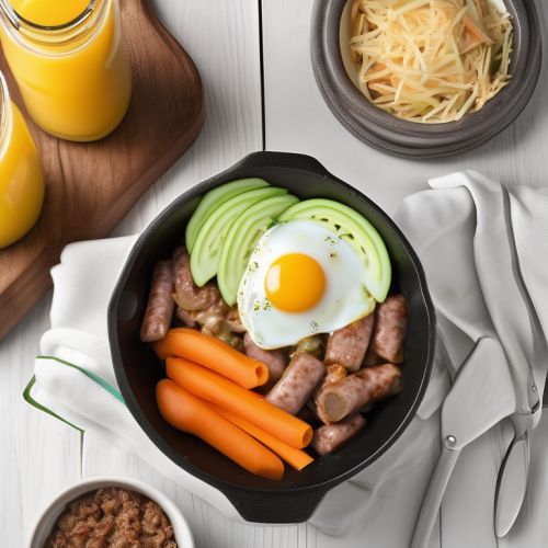 Sausage, Egg, and Cheese Breakfast Skillet
