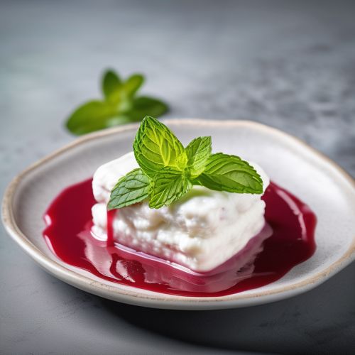 Cottage Cheese with Raspberry