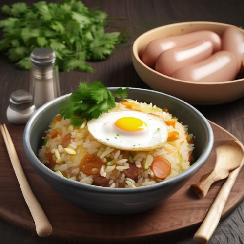 Rice with Sausages and Eggs