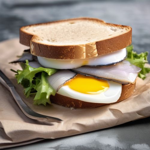 Herring and Egg Sandwich