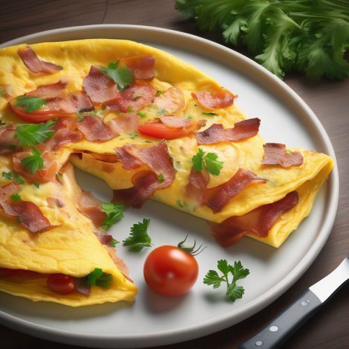 Tomato and Bacon Omelette