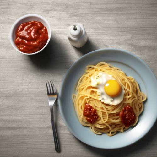 Spaghetti with Egg and Ketchup