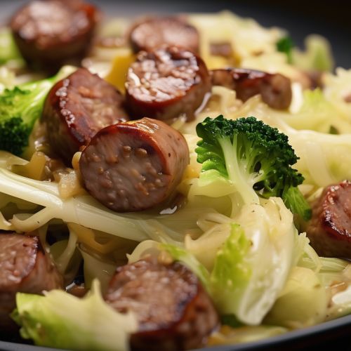 Sausage and Cabbage Stir-Fry