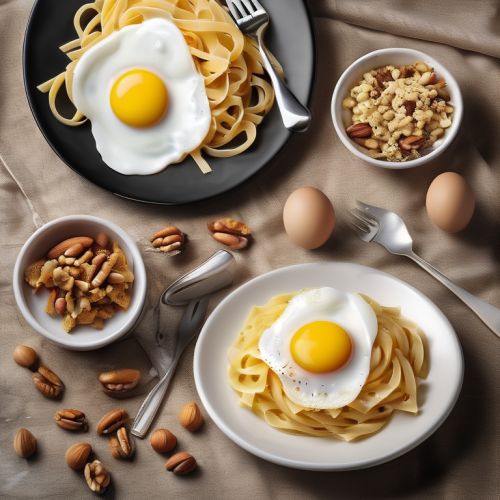 Pasta with Nuts and Eggs