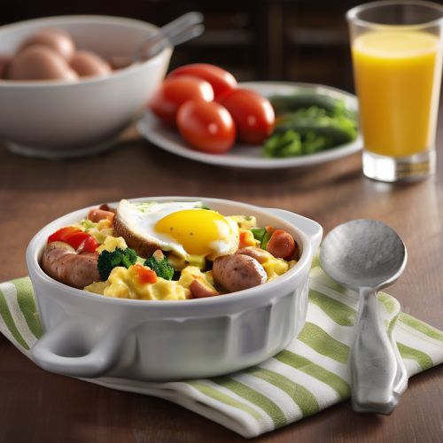 Eggs and Sausage Scramble